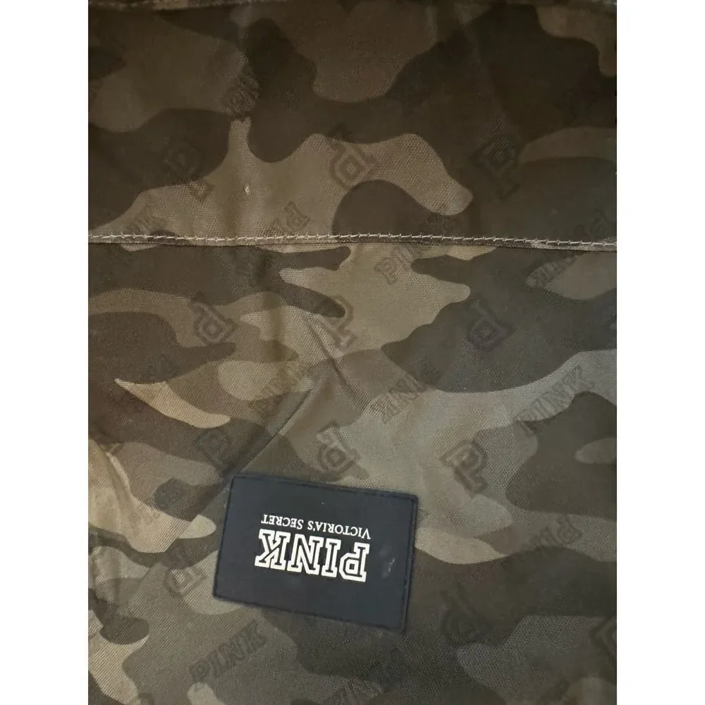 Victorias secret pink camouflage campus backpack